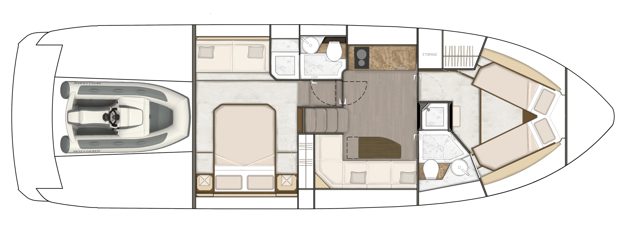 Fairline Targa 45 Open — foto 44 van 46