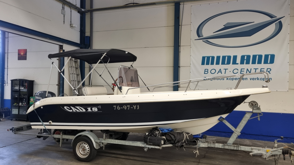 Cad 18 Open Met Yamaha F60EFI en trailer — foto 1 van 19