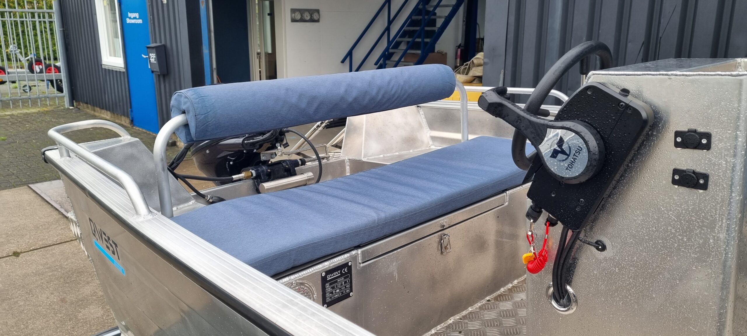 Qwest 451 + Tohatsu 15 PK EPL NIEUWSTAAT! — foto 10 van 12