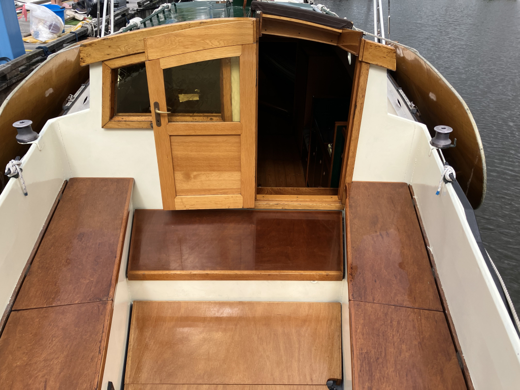 Huitema Zeeschouw 800 (1977) – Goed onderhouden platbodem met veel karakter — foto 20 van 41