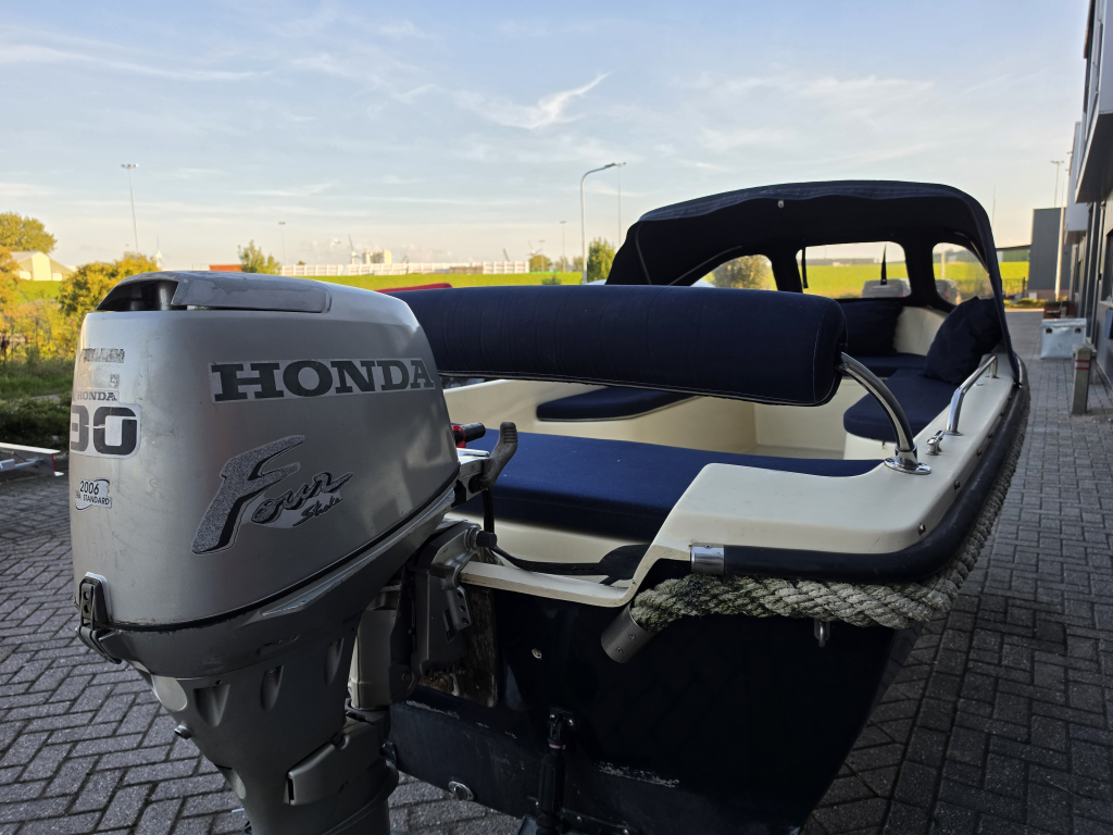 Prachtige Kruger 470 + Honda 30PK *Buiskap*Electrische strart* — foto 9 van 13