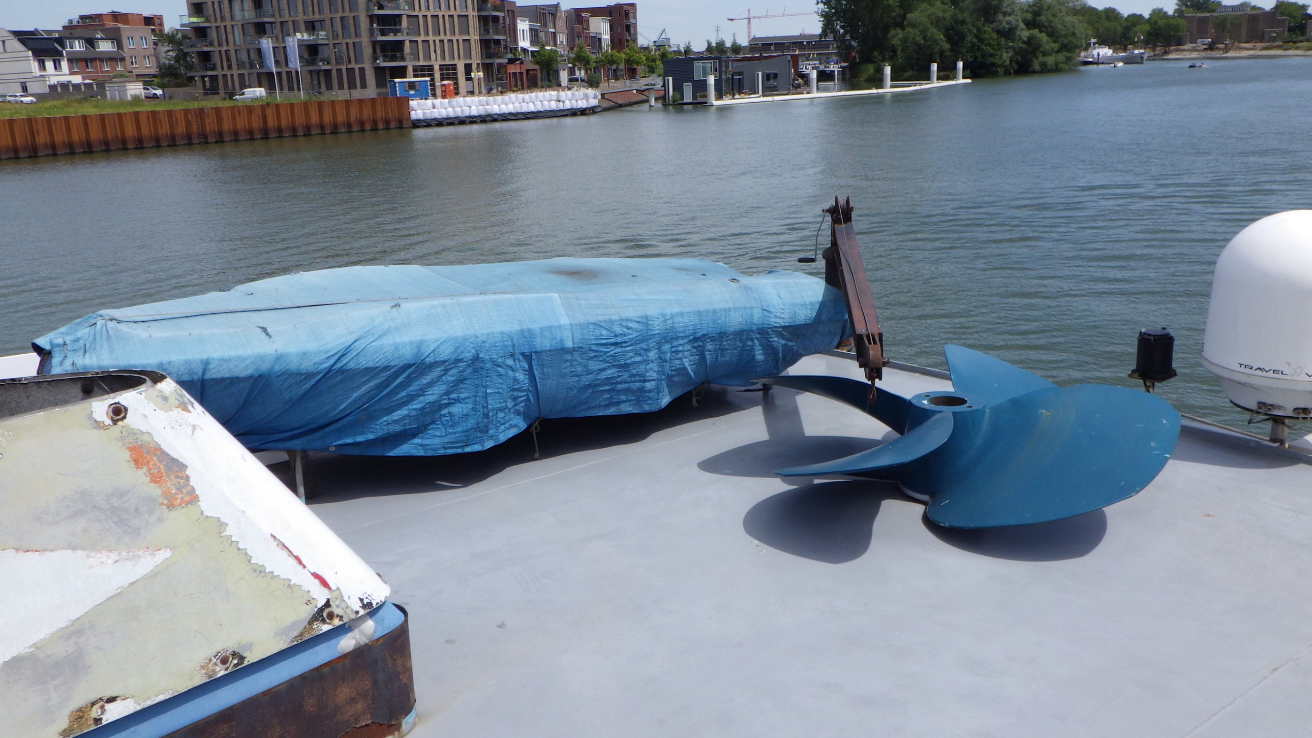 hydraulisch, fabr. VPG Scheepservice B.V. met pomp op hoofdmotor, 380 Volt hulpp Inland Motorvrachtschip - Beroepsschip - Staal - 1978 — foto 12 van 12