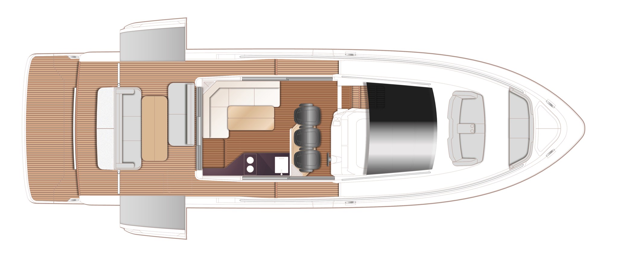 Princess C48 Deck Saloon — foto 9 van 11