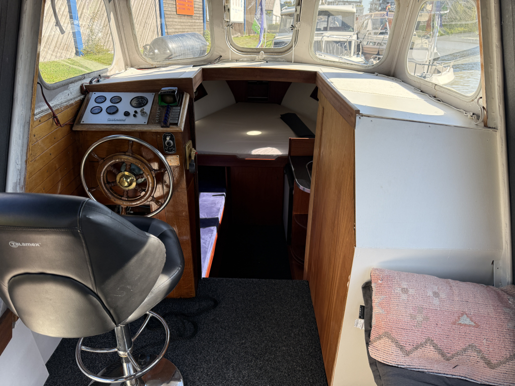 Bakdekkruiser ex politie. Zeer fraai scheepje!  7m — foto 8 van 15