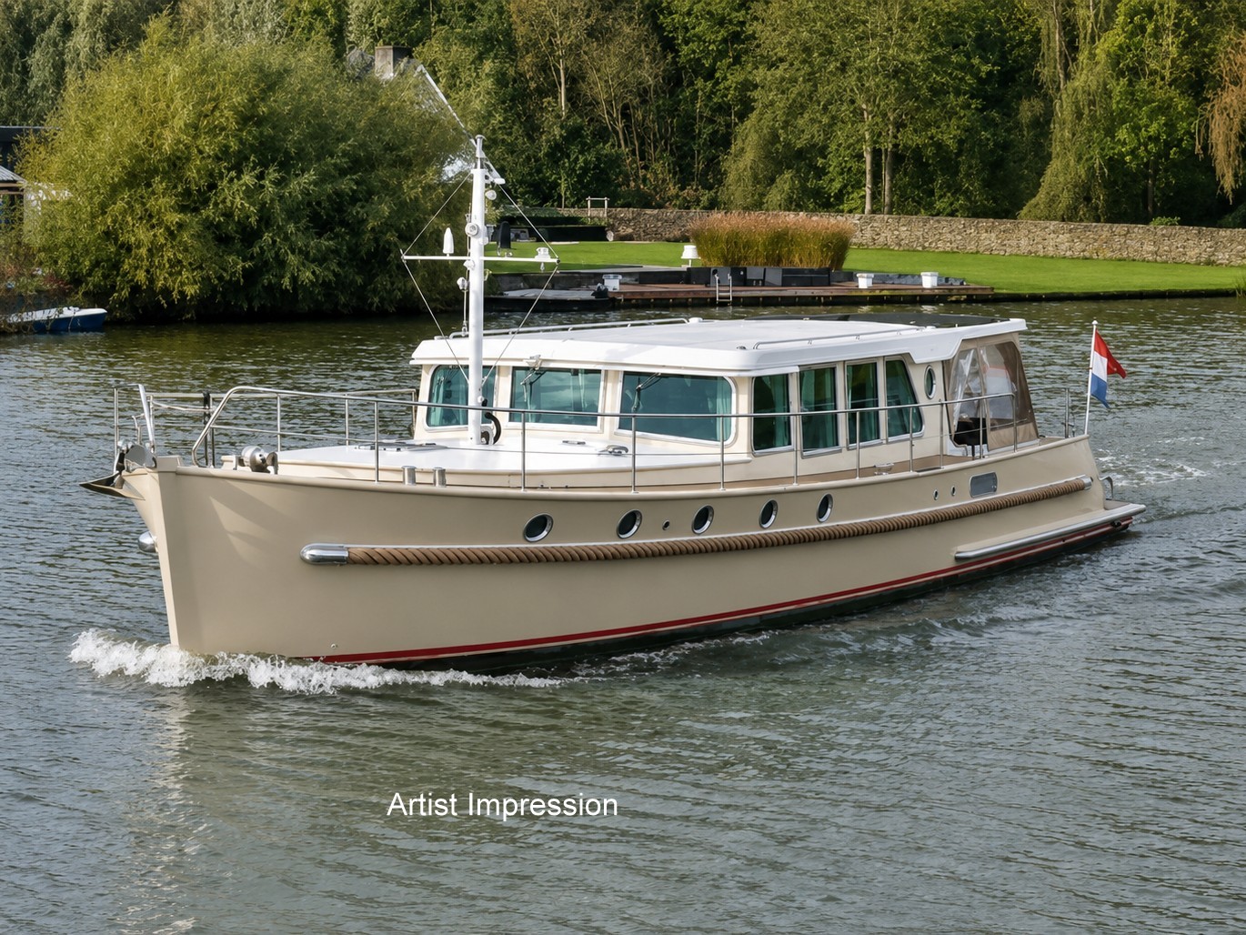 Serious Yachts Gently Low Bridge 45 Sedan — foto 1 van 74