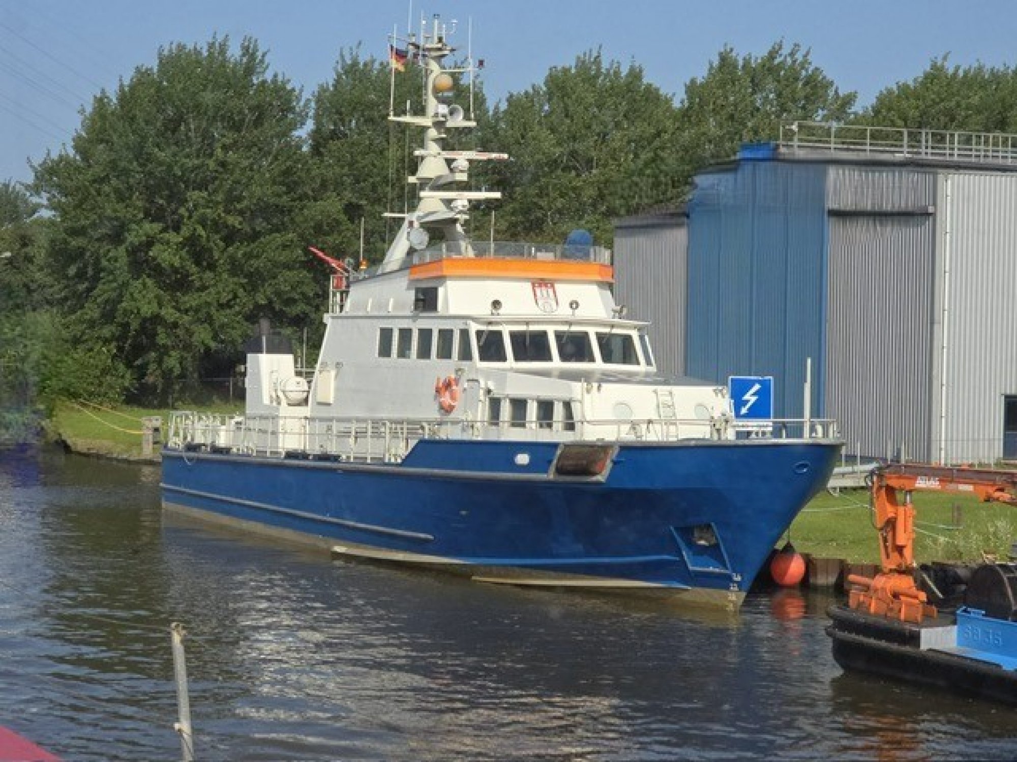 Politie Patrol Vessel - Beroepsschip - Staal - 1992