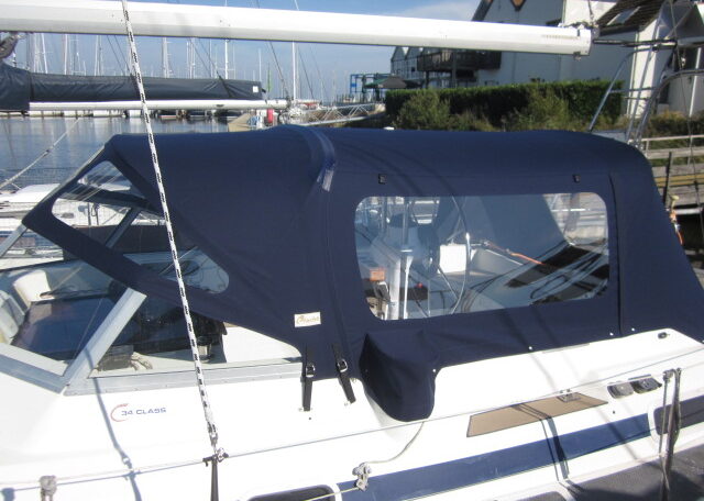 Compromis C34 bj 2000 met nieuwe sprayhood en achtertent, long distance cruiser - C — foto 5 van 12