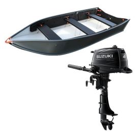 Polderboat + Suzuki 4pk
