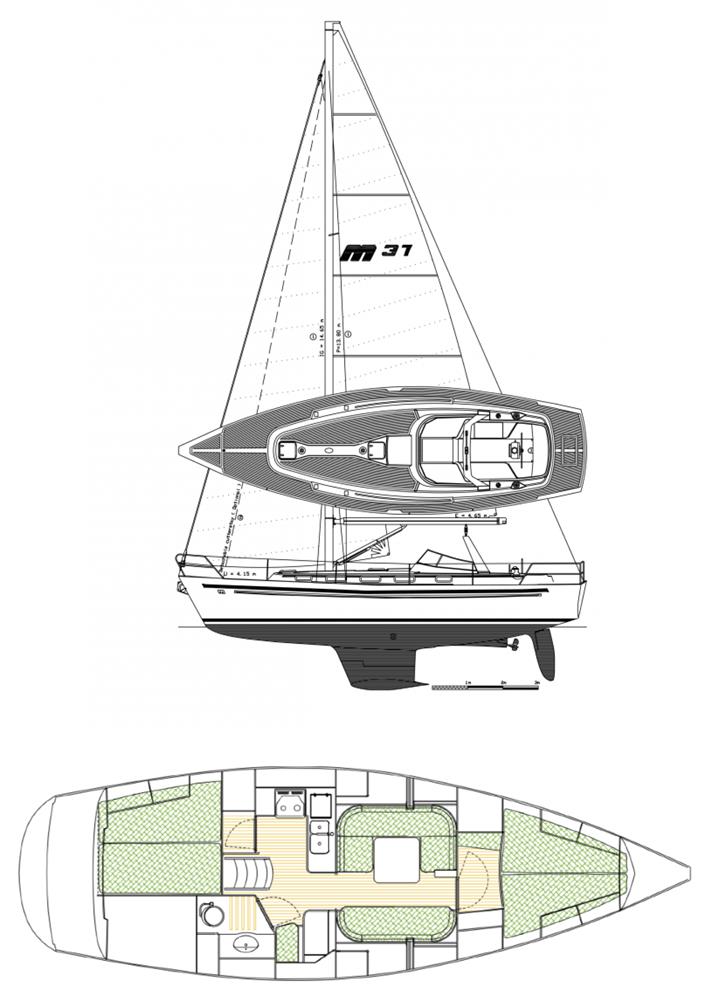 Malo Yachts AB Sweden 37 Classic — foto 13 van 13