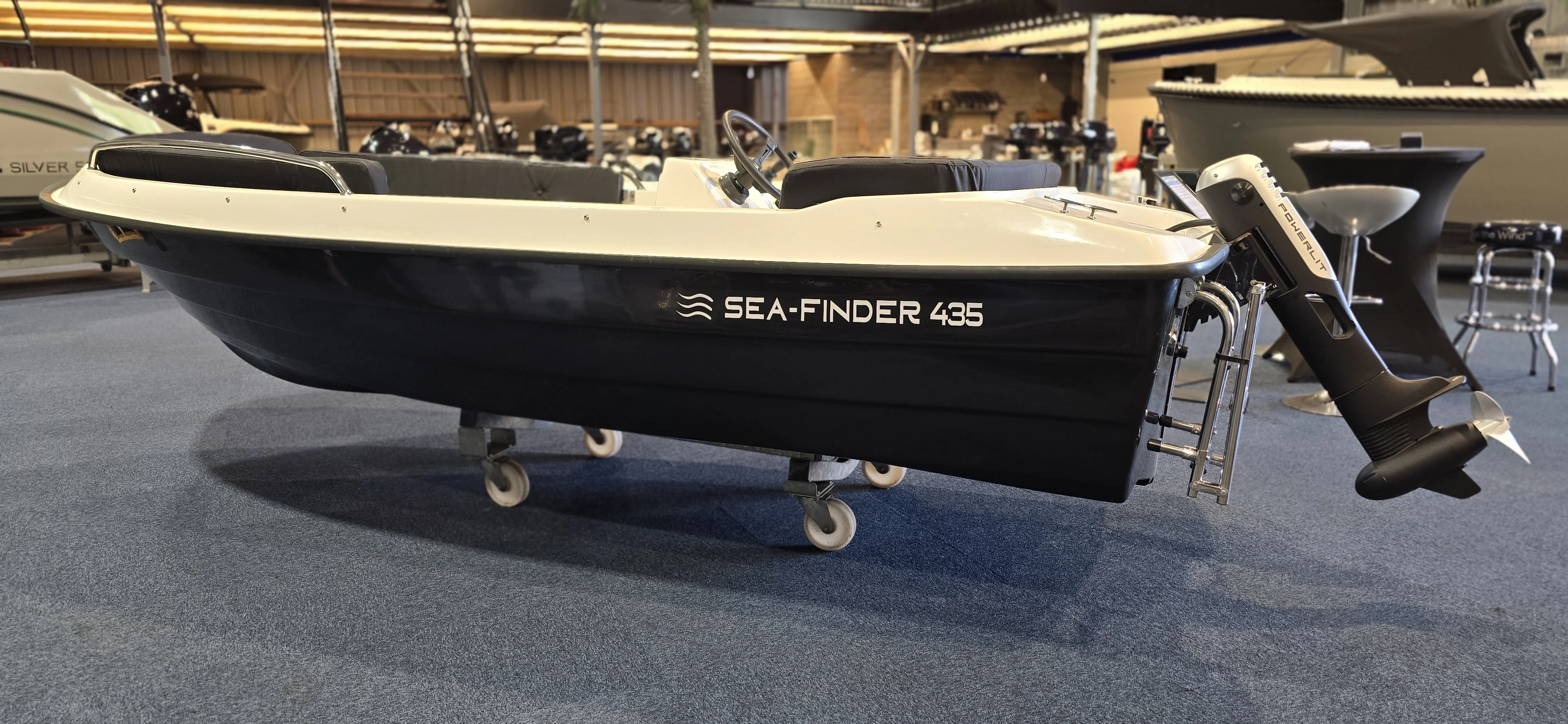 Sea-finder 435 met powerlit 9 pk eletro motor vaarklaar — foto 2 van 12