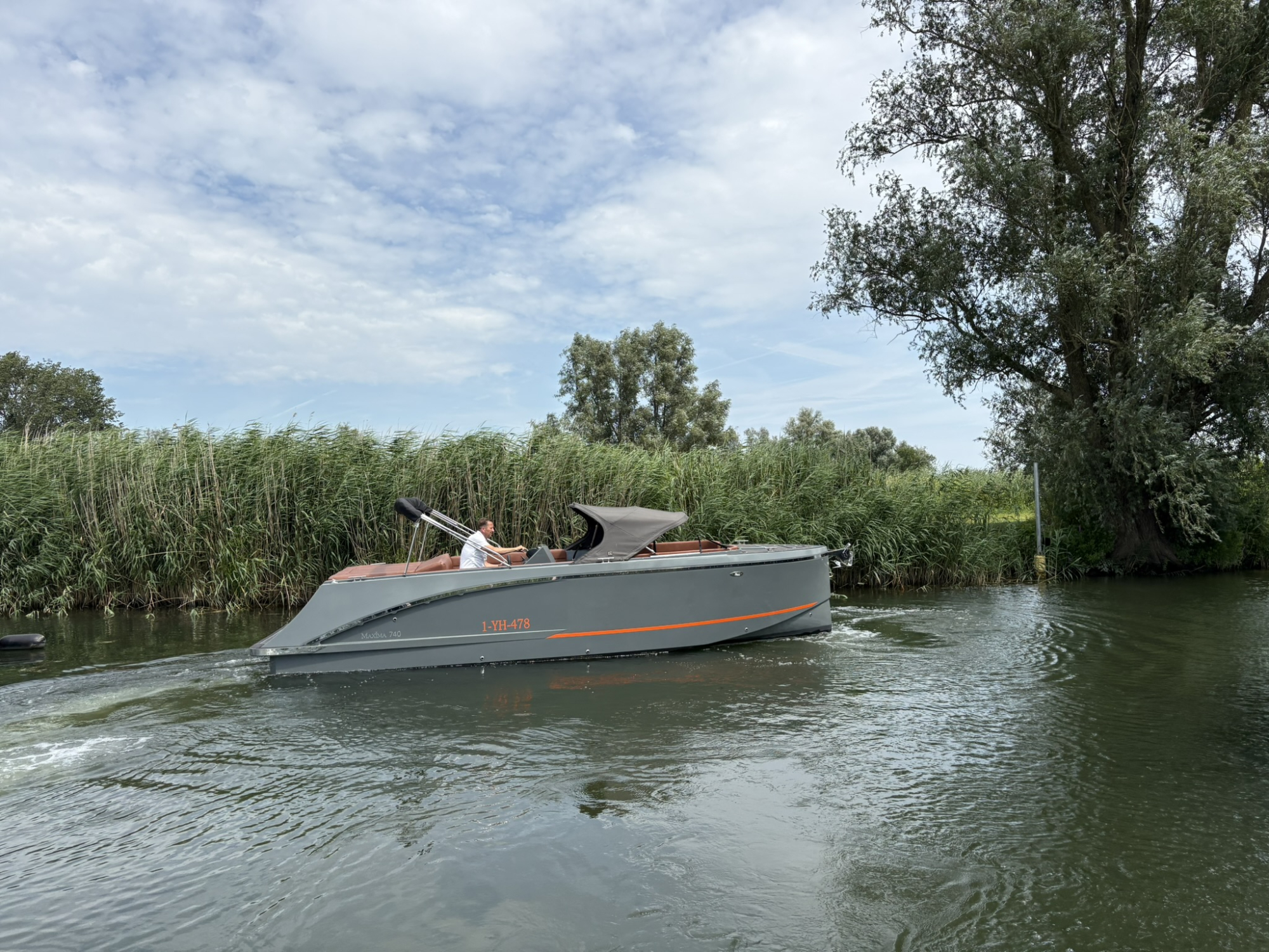 Maxima Boats 740 met Honda 250 pk bouwjaar 2022!