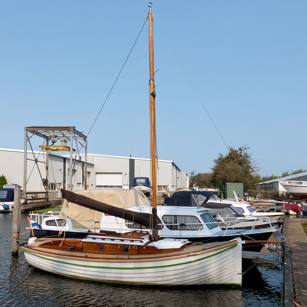 Sloep Houten Kajuit Zeilsloep — foto 5 van 7