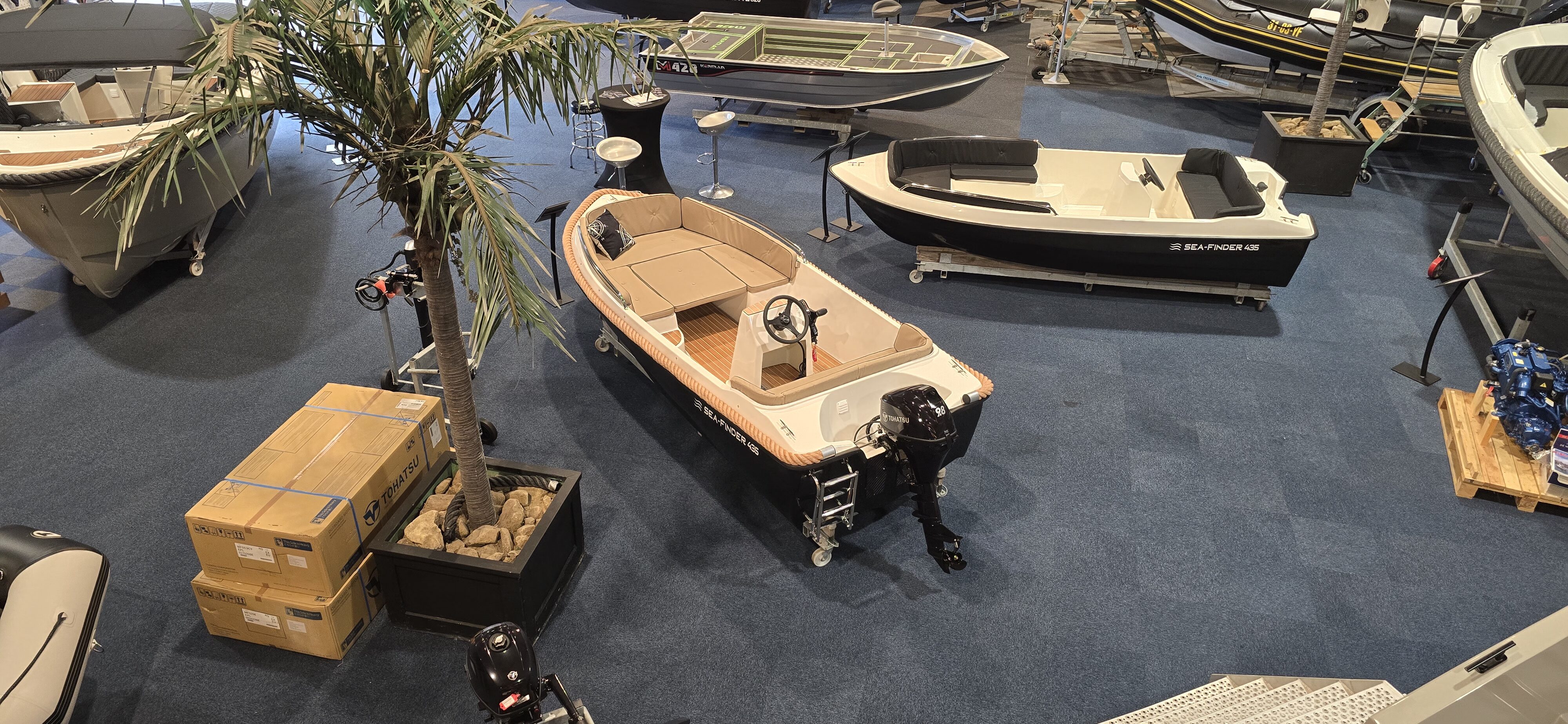 Sea-finder 435 met powerlit 9 pk eletro motor vaarklaar — foto 5 van 12