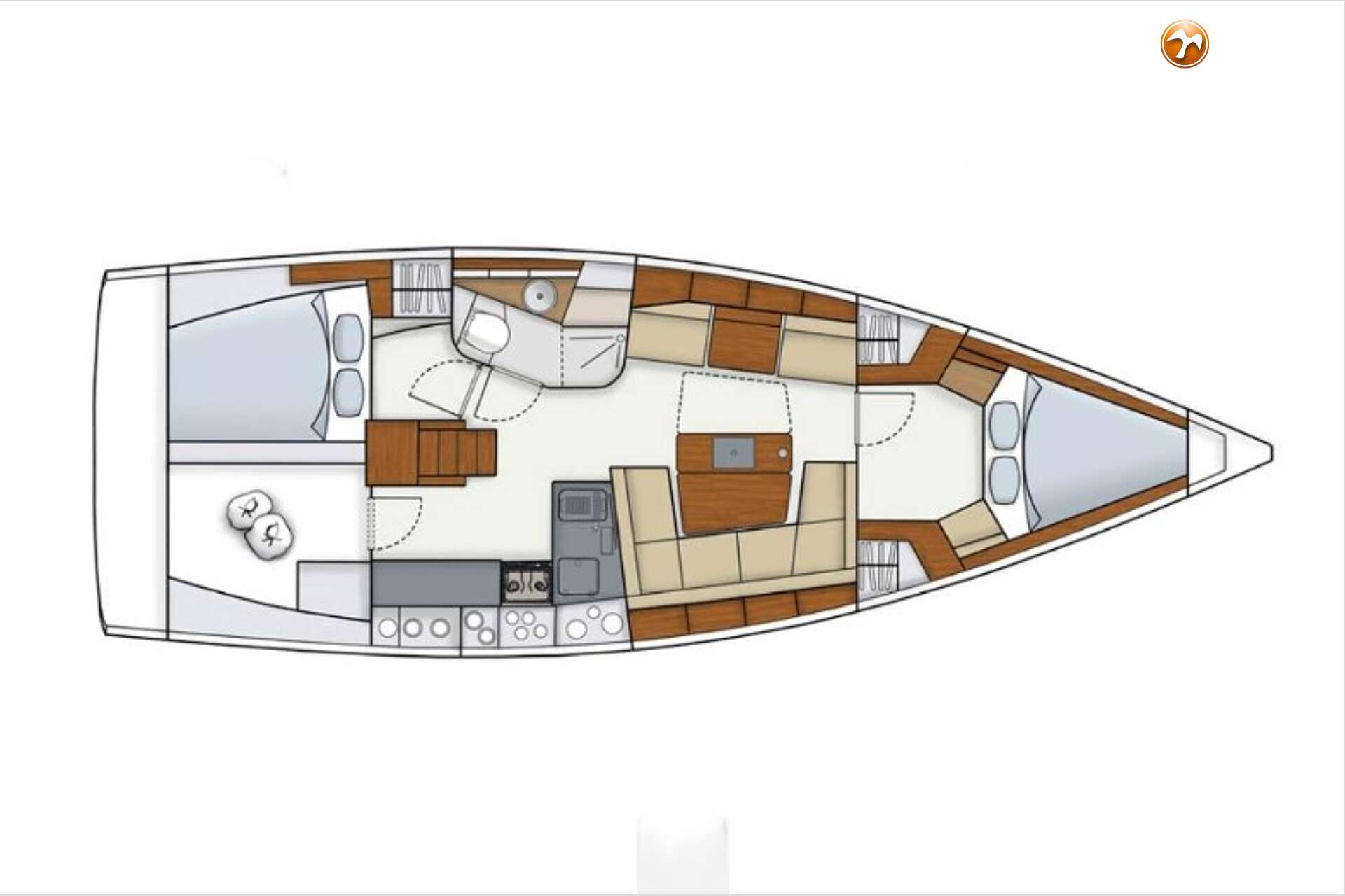 Hanse 415 — foto 39 van 39