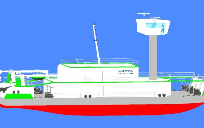 Inland Push Boat - Beroepsschip - Staal - 1971 — foto 3 van 4
