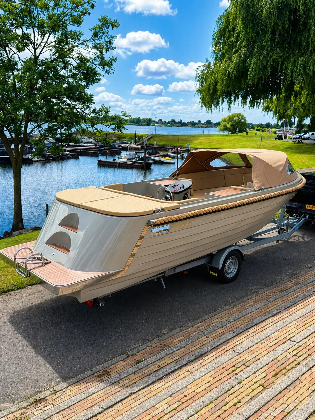 Maassloep 680 Honda 20pk nieuw vaarklaar € 32.950,- — foto 12 van 12