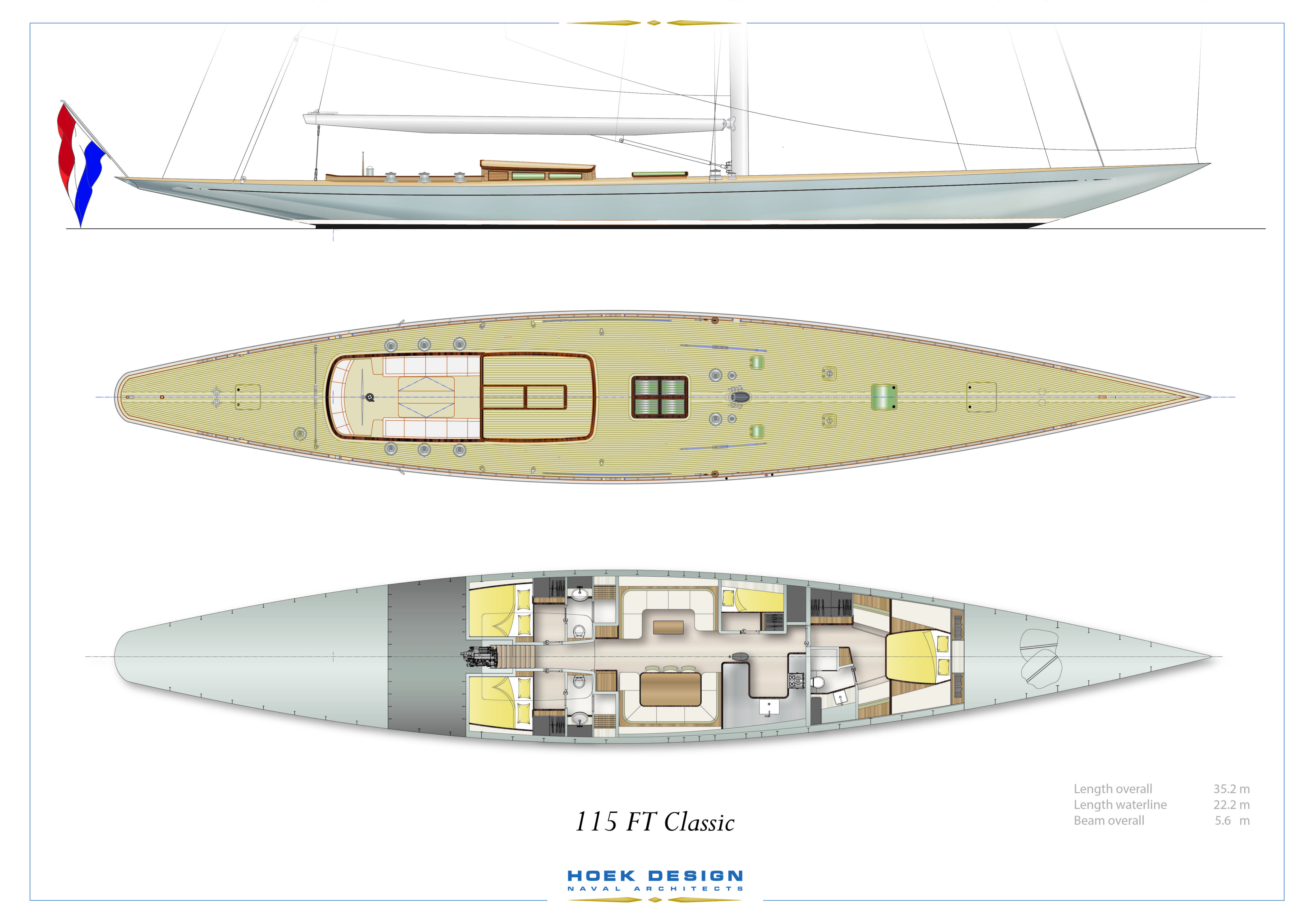 Hoek Design 115 ft classic - F-class - ready for completion — foto 1 van 4