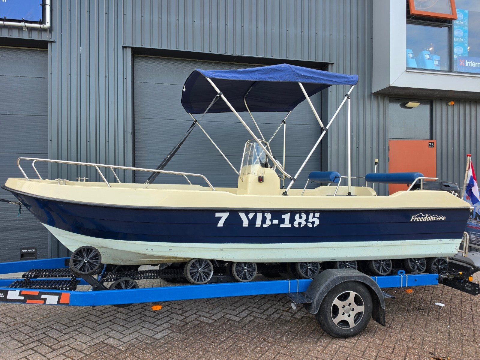 Snelle Freedom 515 + Parsun 40PK *2019* Powertrim-Biminitop — foto 2 van 14