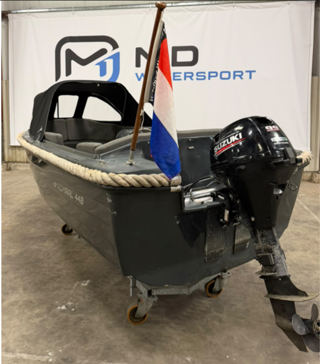 Admiral 440 incl. Suzuki 9.9pk en NIEUWE CABRIOKAP! — foto 2 van 5