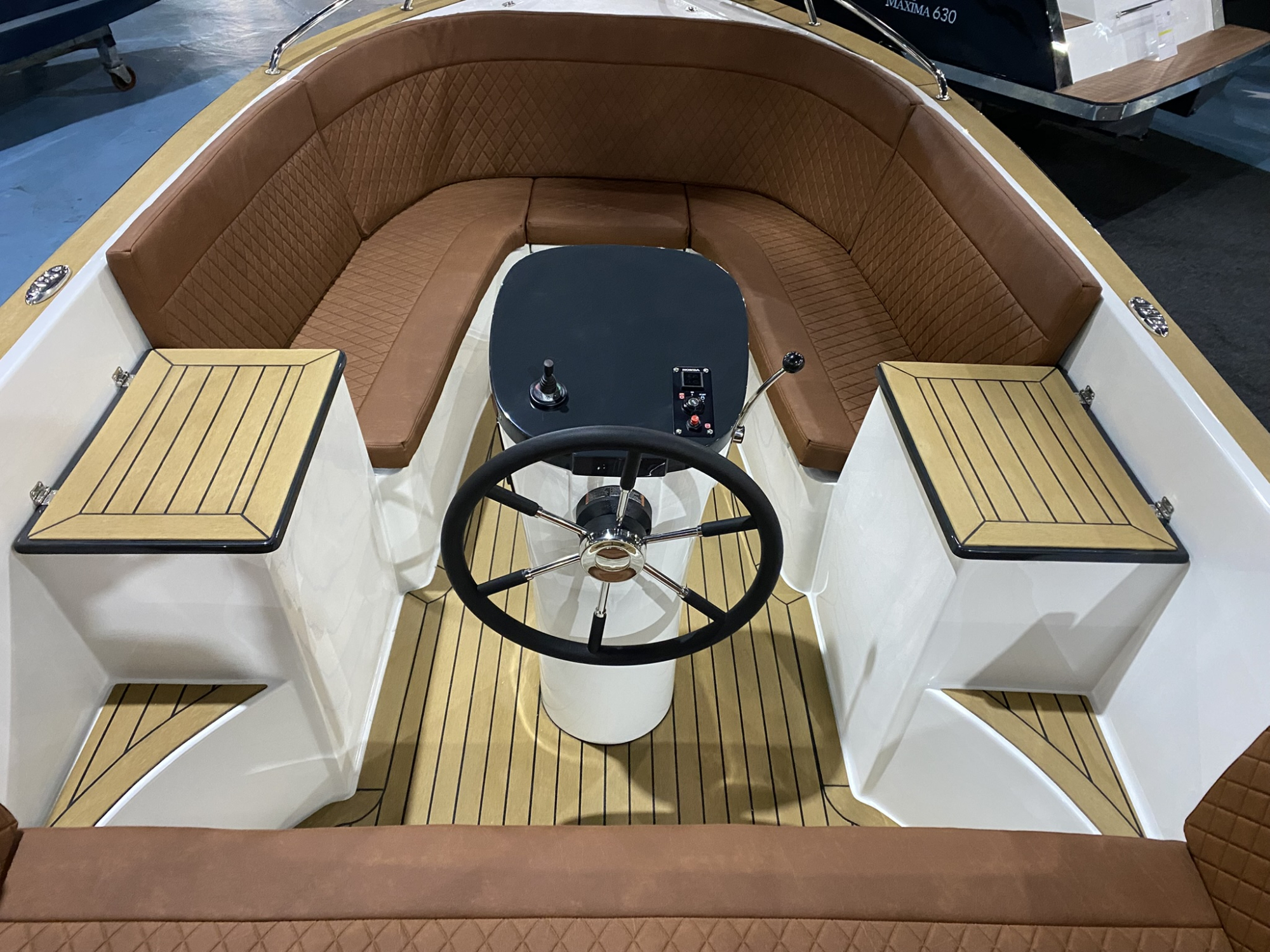 Maxima Boats 620 retro MC zwartgrijs/wit - Op voorraad! — foto 4 van 5