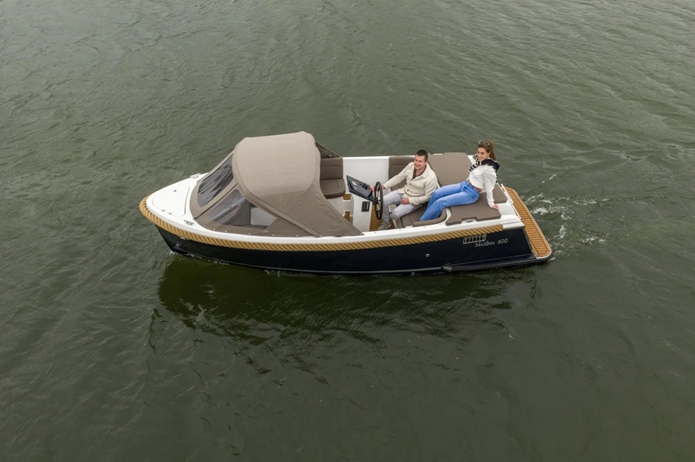 Maxima 600 Tender Sloep, 30PK Honda, Navy NIEUW MODEL MET ACHTERINSTAP — foto 2 van 6