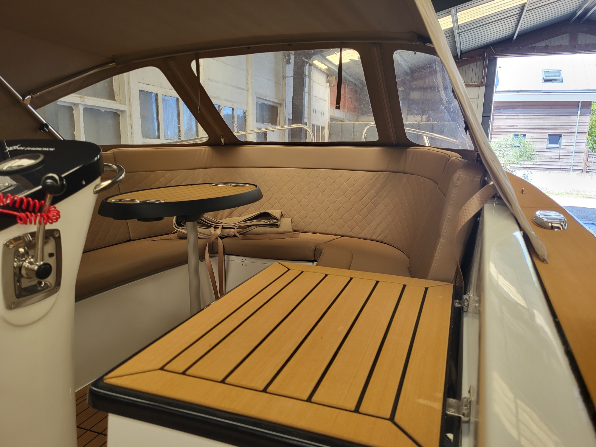 Maxima 620 Retro Tender MC 60PK, Boegschroef, Evafoam dek, Navy Voorjaarsdeal — foto 9 van 11