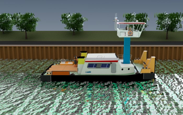 Inland Push Boat - Beroepsschip - Staal - 1975 — foto 4 van 4