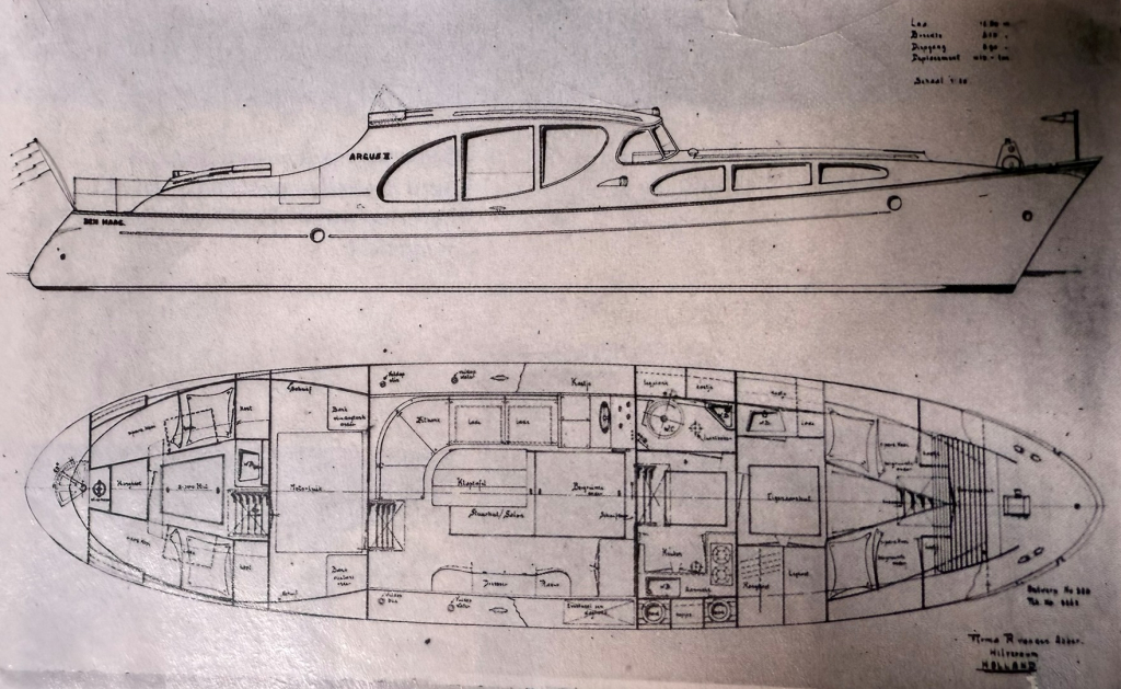 Klassiek Rondspant Motoryacht  1280 — foto 34 van 35