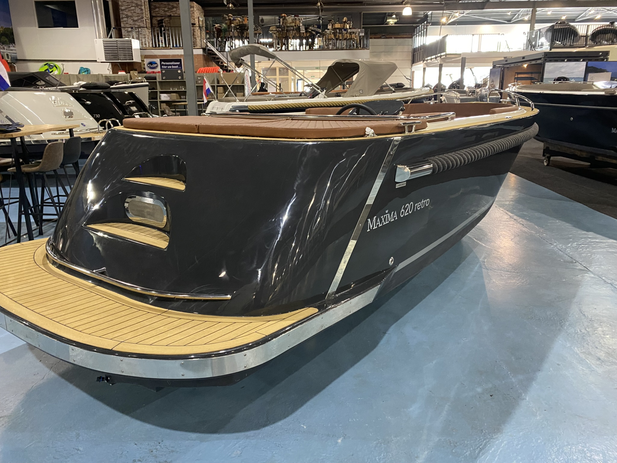 Maxima Boats 620 retro MC zwartgrijs/wit - Op voorraad! — foto 2 van 5