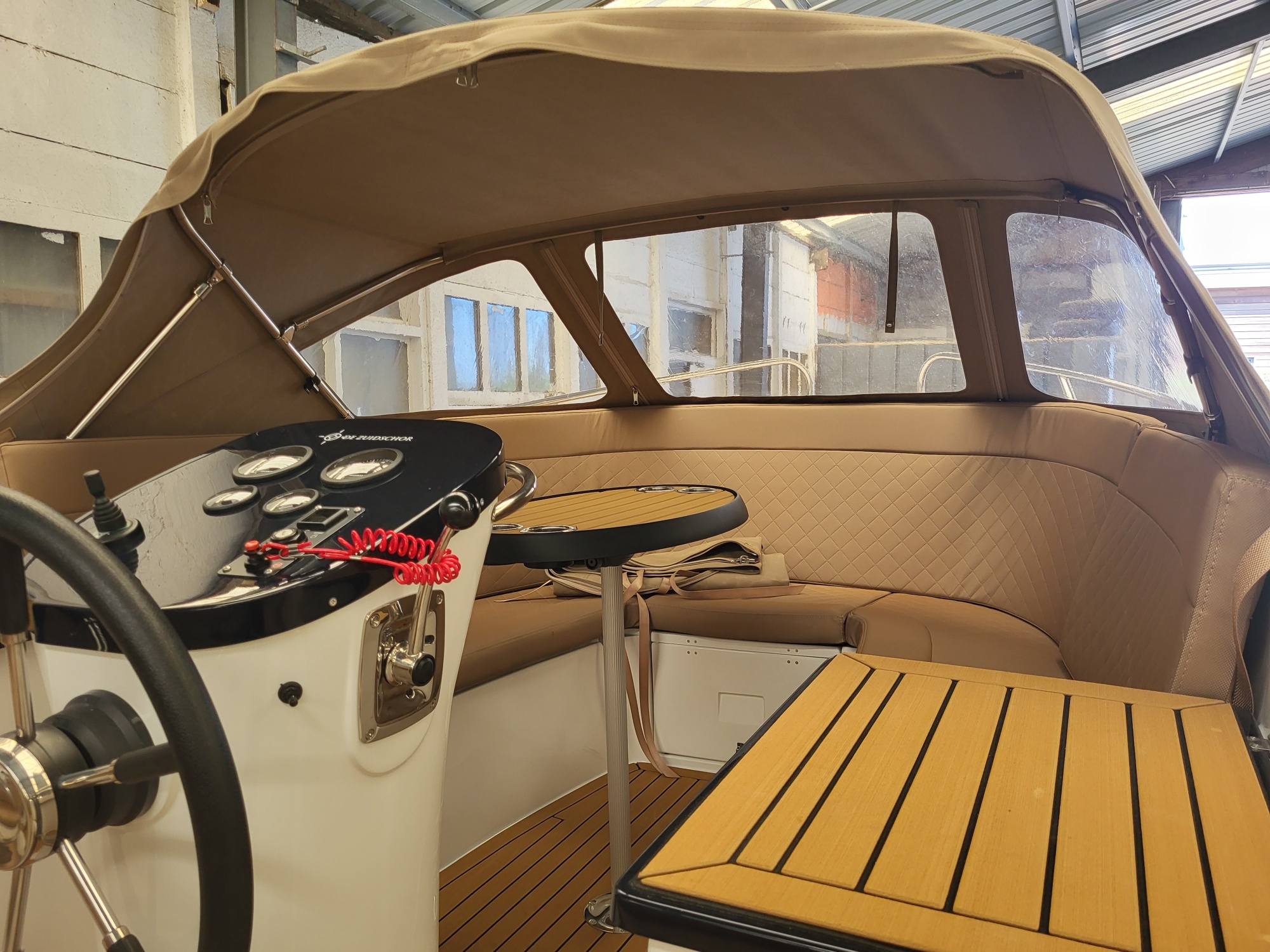 Maxima 620 Retro Tender MC 60PK, Boegschroef, Evafoam dek, Navy Voorjaarsdeal