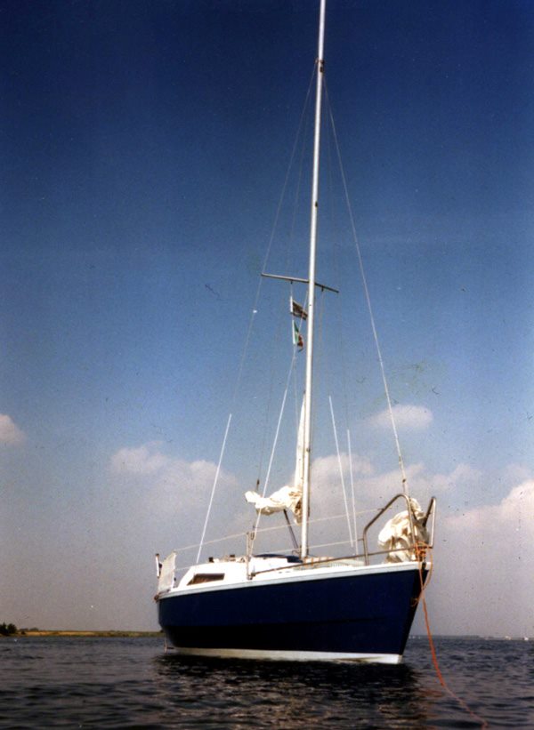 Waarschip Kajuitzeilboot Hout 1977