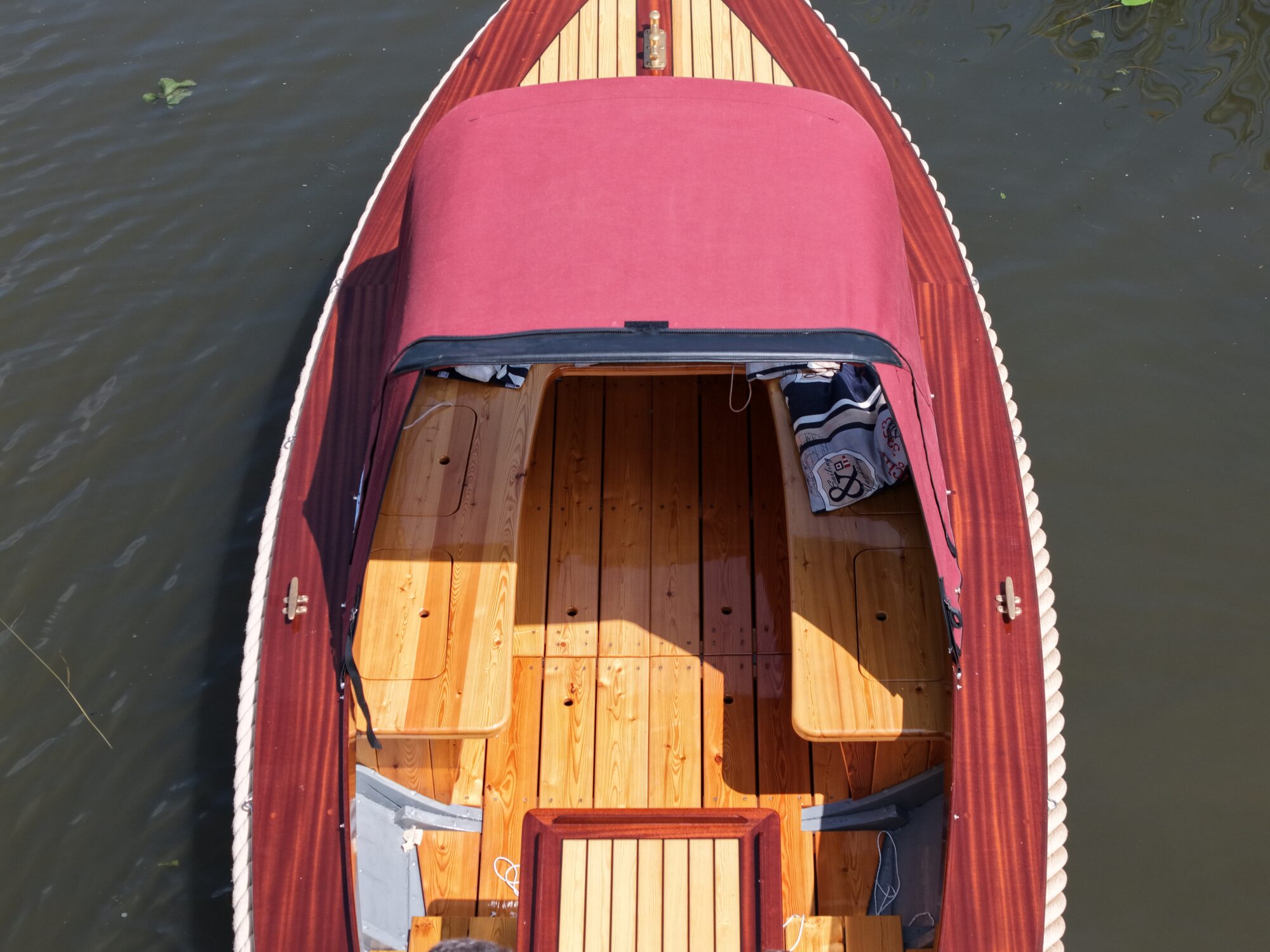 Kapitein Klassieke Mahoniehouten Sloep 6.20 — foto 6 van 19