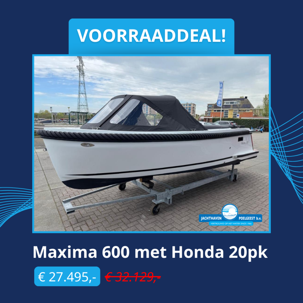 Maxima 600 met Honda 20 pk