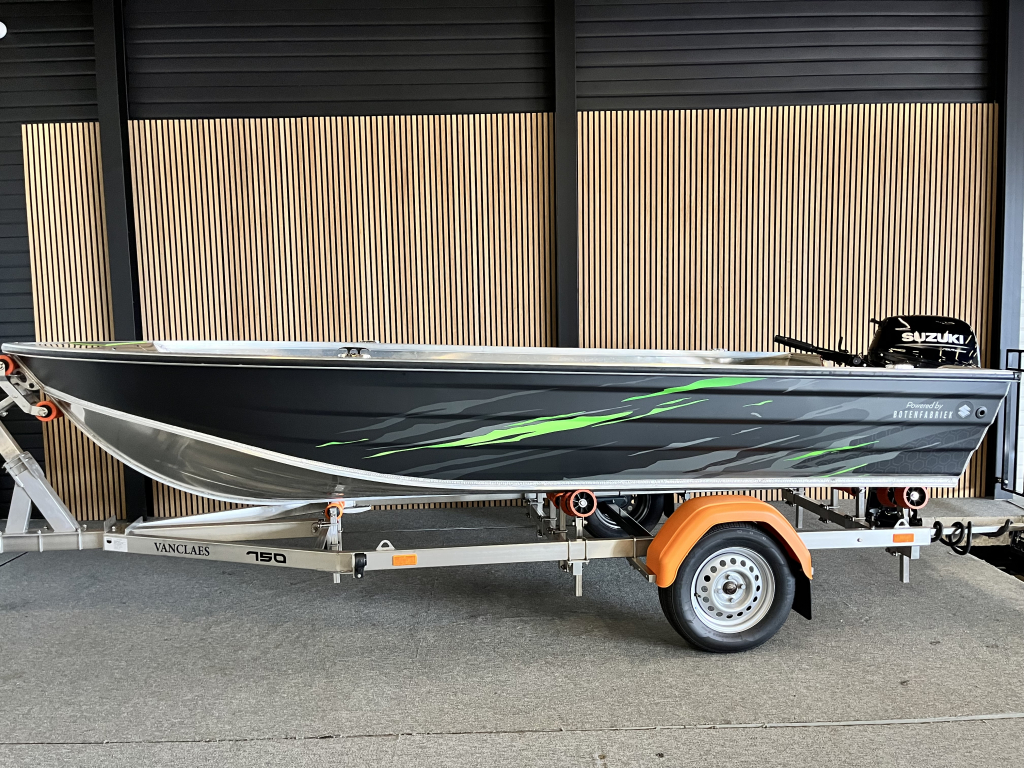 Kerman M428 visboot | Suzuki 9.9PK | VanClaes 750 trailer — foto 3 van 14