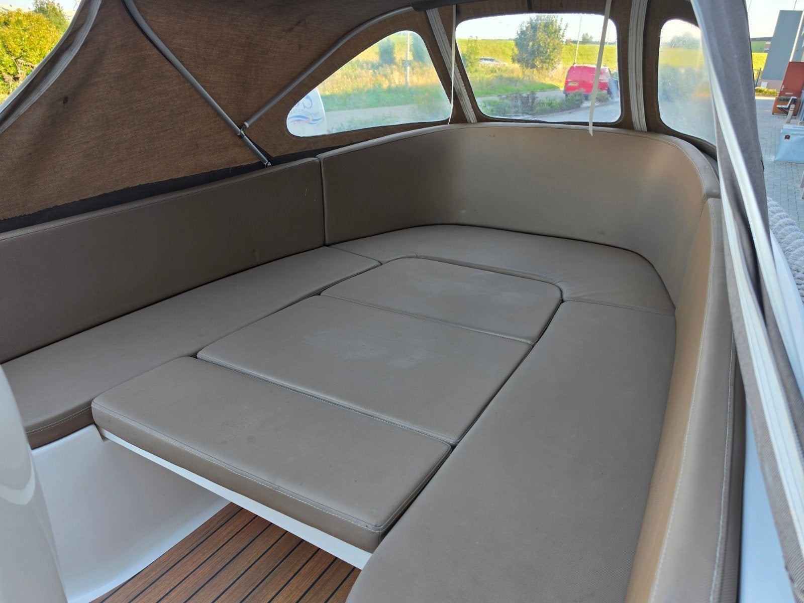 Prachtige Unique 480 Deluxe + Suzuki 15PK — foto 14 van 16