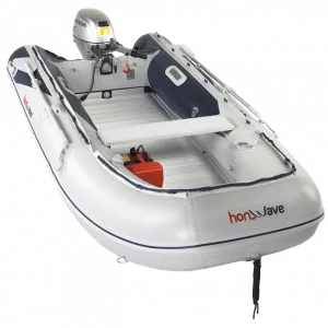 Honwave T25-AE2 Aluminiumbodem rubberboot — foto 3 van 5