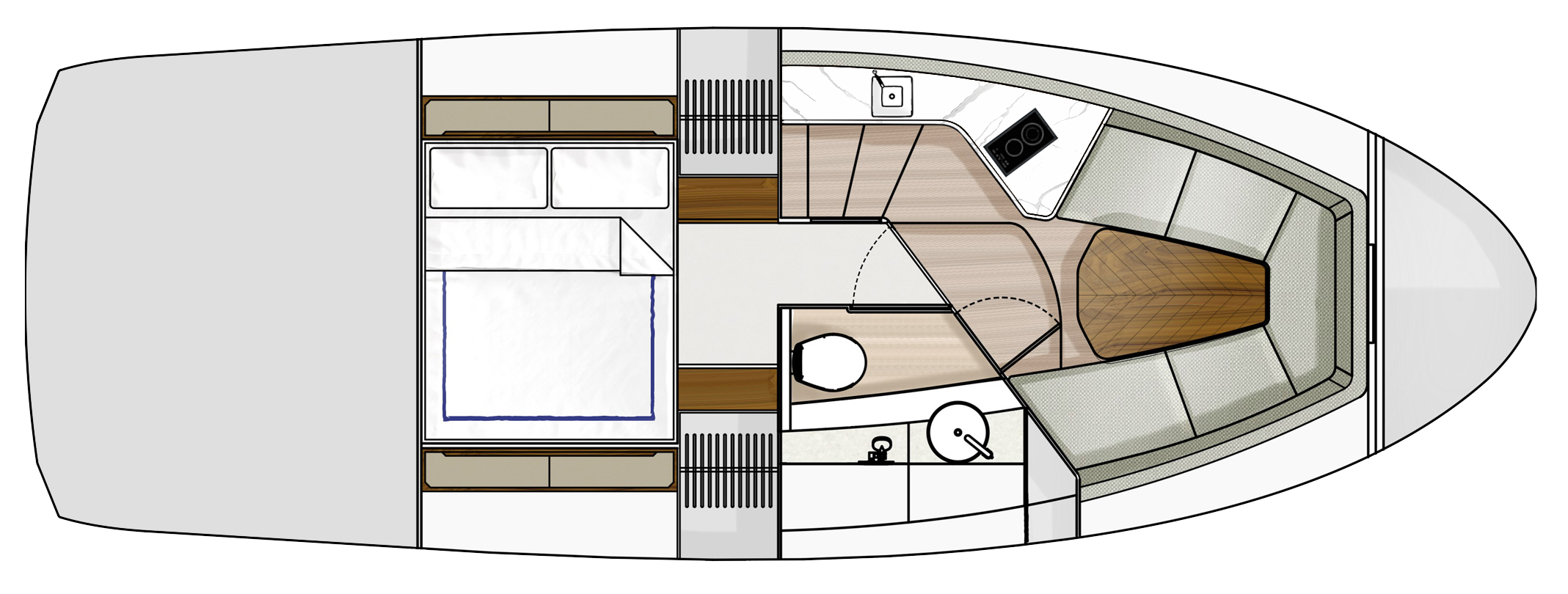 Fairline F-Line 33 Outboard — foto 25 van 31