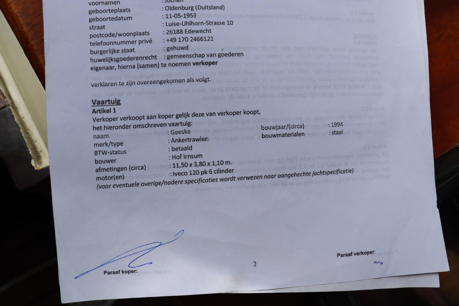 Ankertrawler 1140 AK — foto 28 van 28