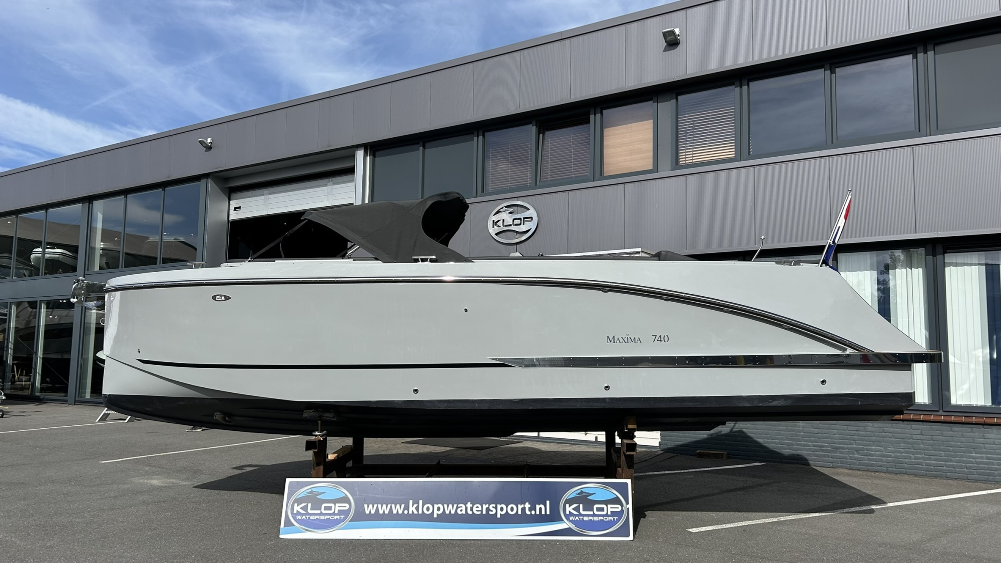 Maxima Boats 740 in RAL 7042 op voorraad!