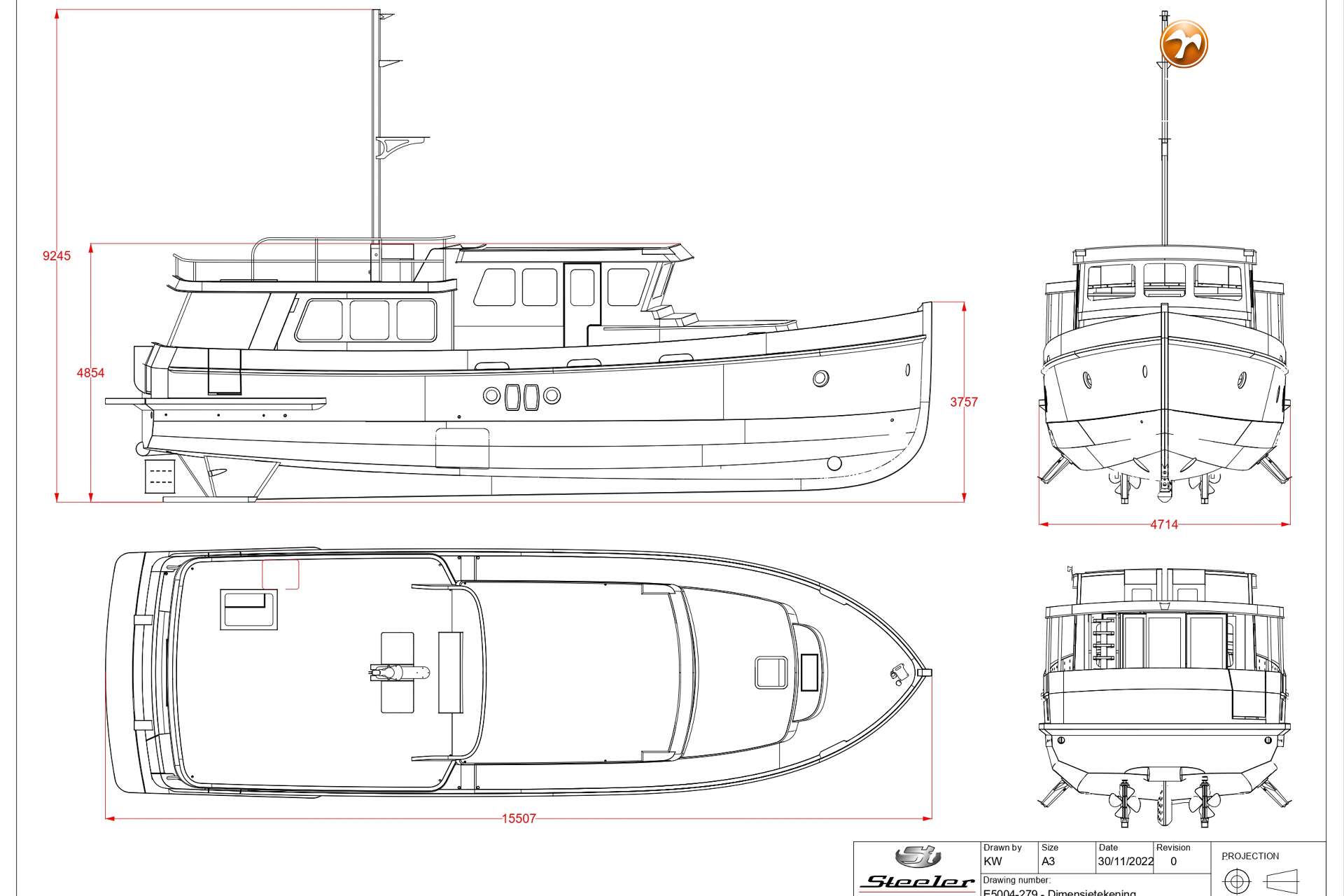 Steeler Explorer 50 Pilothouse — foto 38 van 42