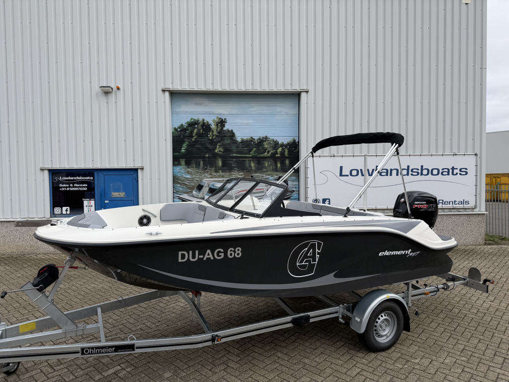 Bayliner Element M17 met Mercury 115pk Pro XS — foto 1 van 32