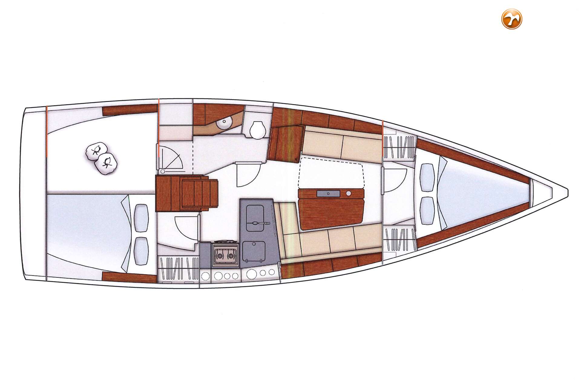 Hanse 345 — foto 39 van 40