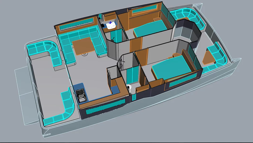 Maison Marine Smart 40 Houseboat - Foto 6
