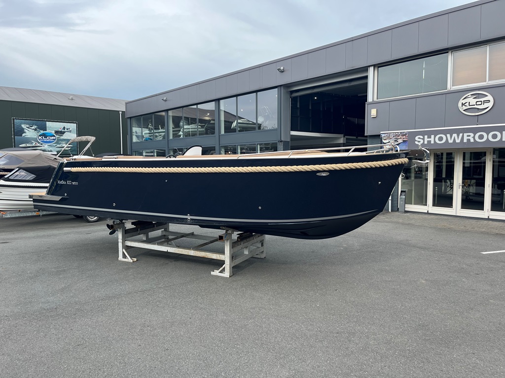 Maxima Boats 820 retro donkerblauw met Honda 150 pk op voorraad! — foto 2 van 16
