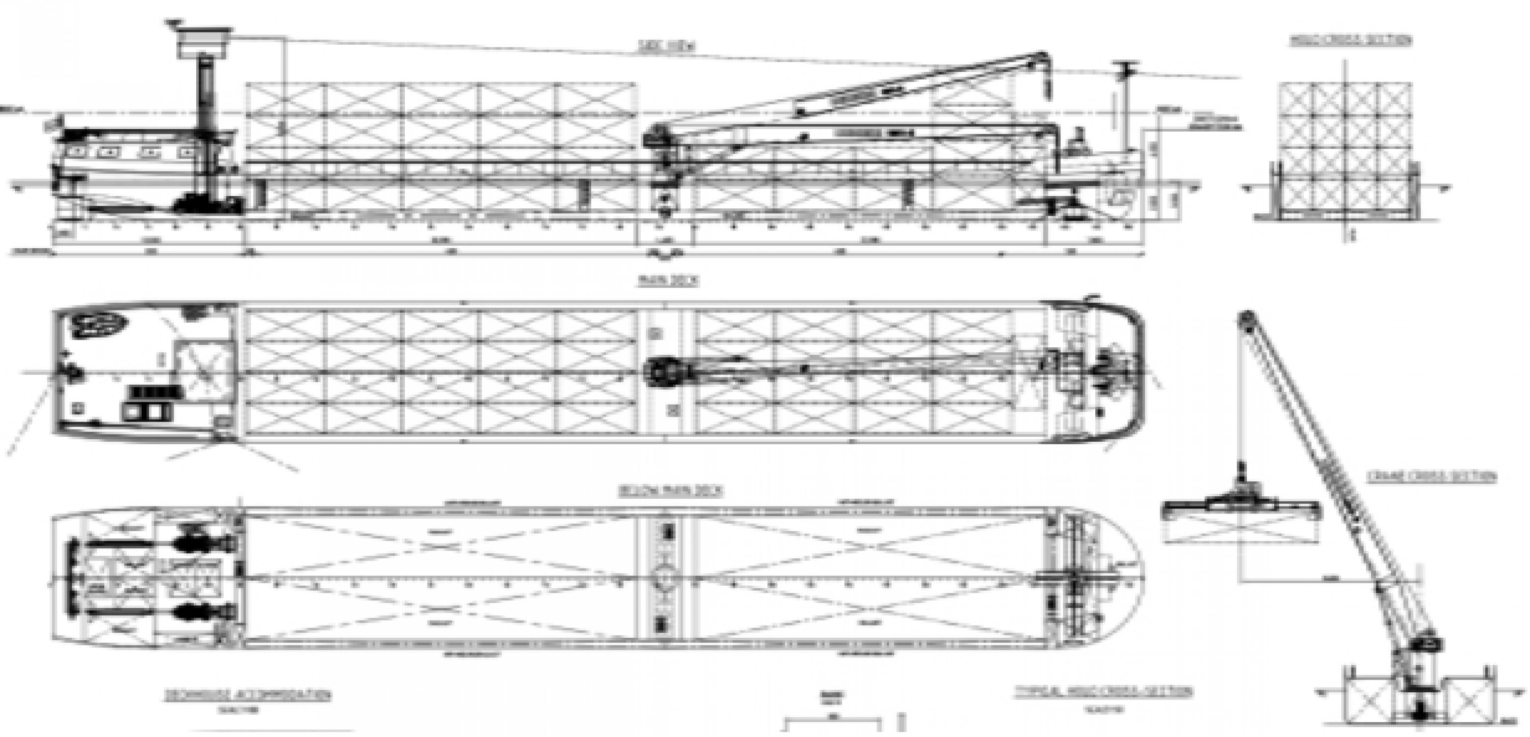 Inland Container Crane Vessel - Beroepsschip - Staal - 2005 — foto 2 van 3