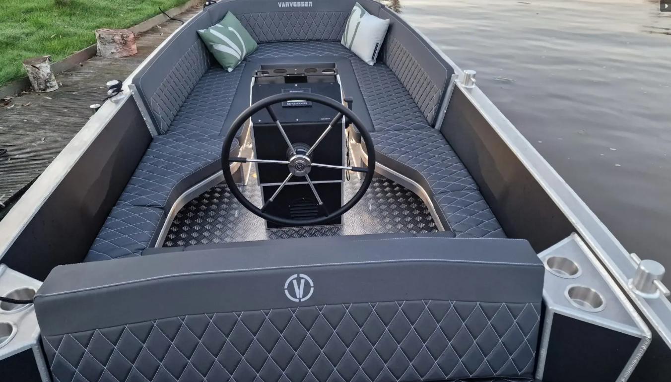 Van Vossen E tender 595 aluminium elektrisch Loosdrecht 7-dagen open — foto 9 van 14