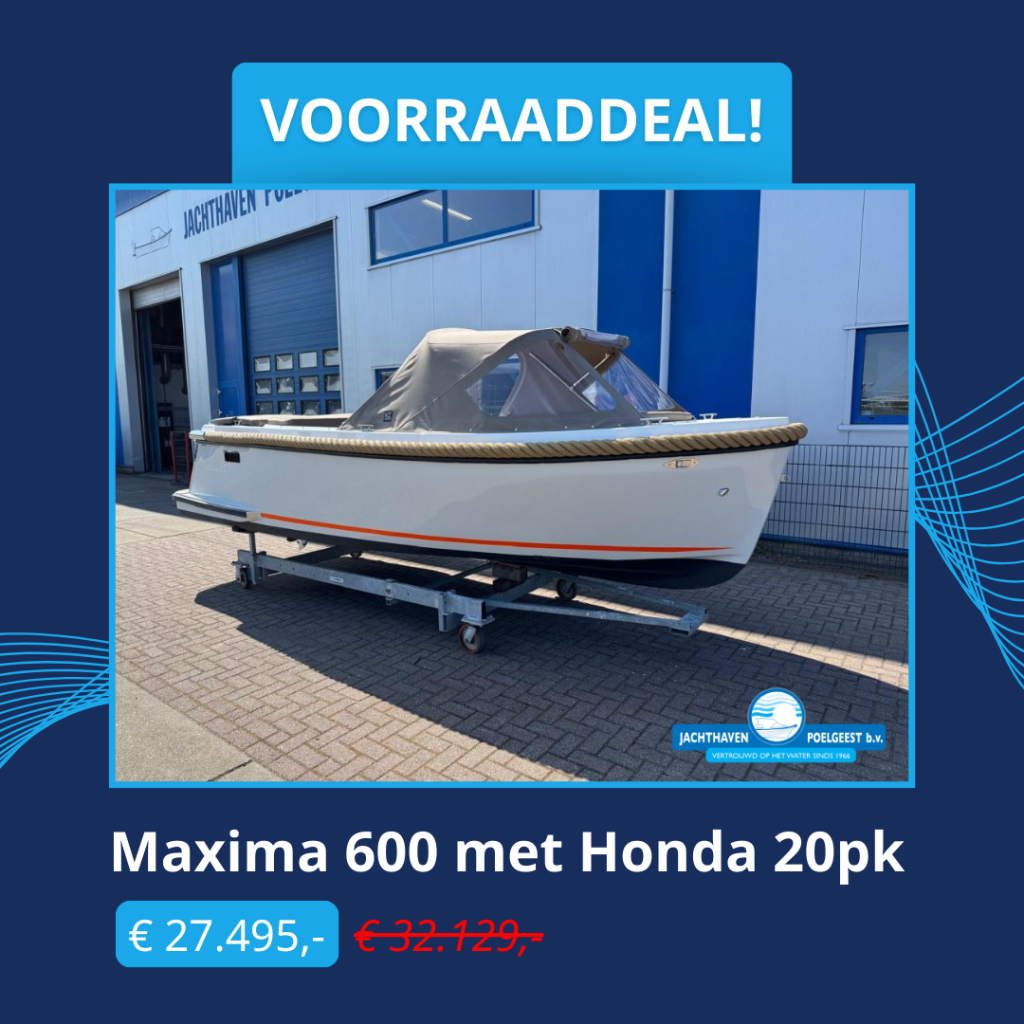 Maxima 600 met Honda 20 pk