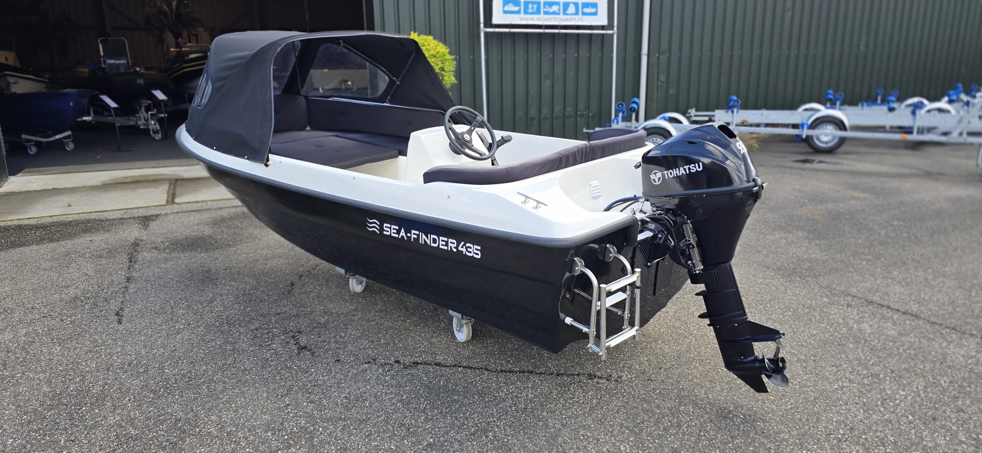 1 jaar gebruikte sea-finder 435 met 9.8 pk Tohatsu – WS Vertrouwen — foto 4 van 12