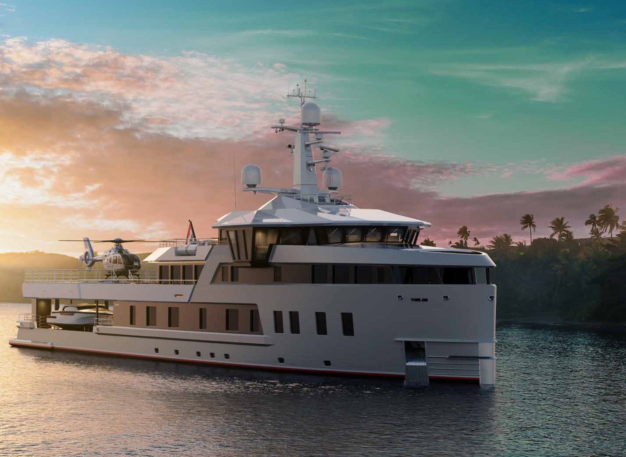Damen Yachting. New Built - Superjacht motor - {Material} - {Year}