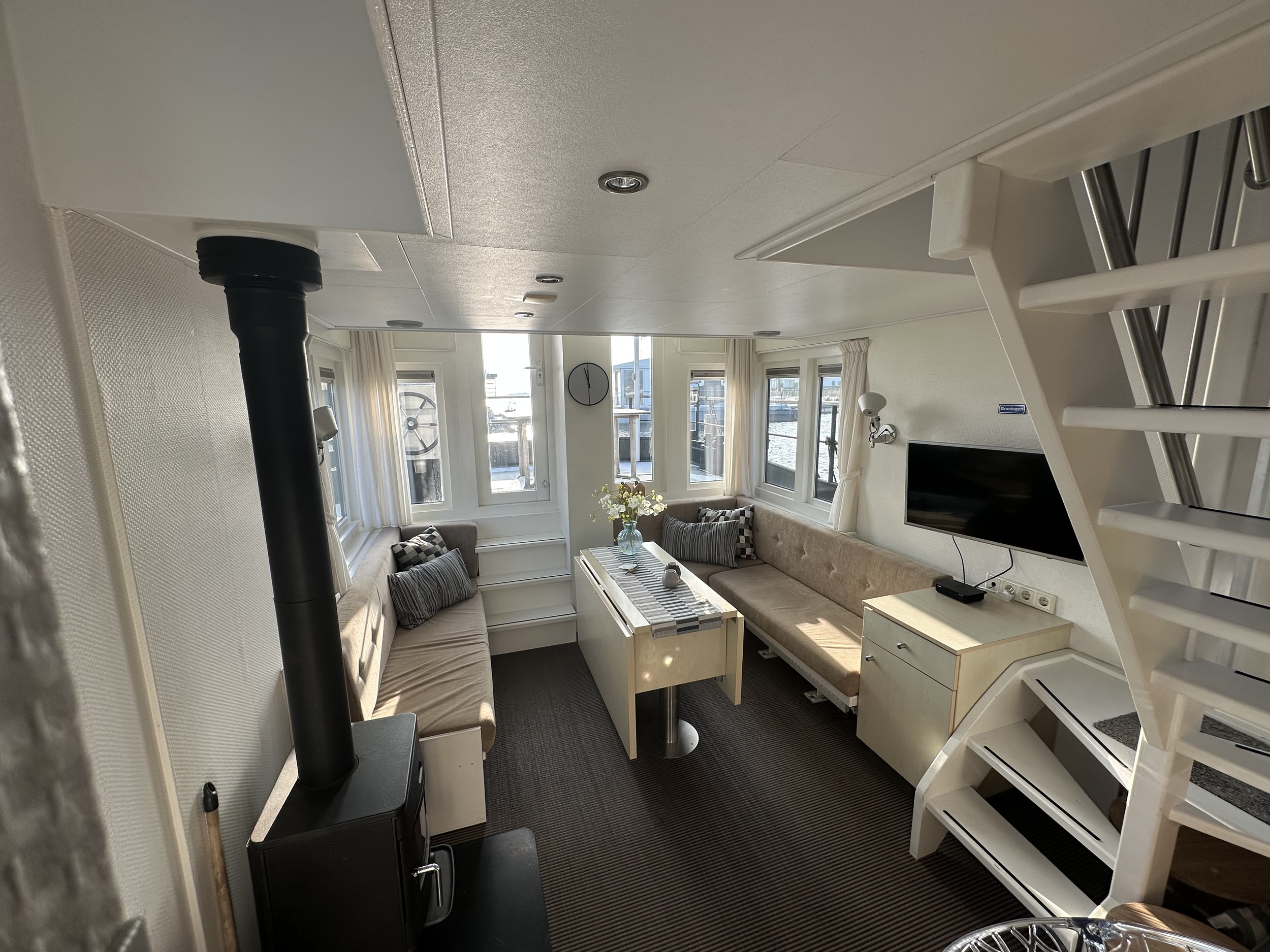 Prins Homeship 1350 Houseboat Flark Ligplaats Voorhanden — foto 6 van 31